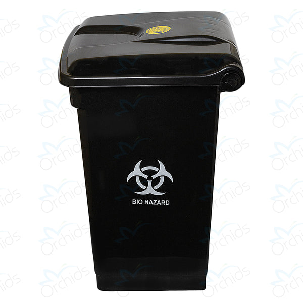 Orchids Bio Waste Dust Bin 60 Litres (Black)