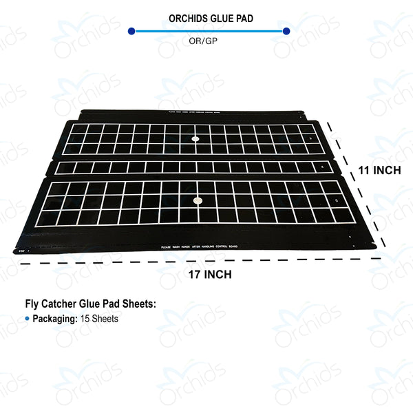 Glue Pads Pack of 15 for Electric Flying Insect Killer Glue pad Machines, Sticky Glue Pads (15 pcs), Fly Catcher Sticky Pads.