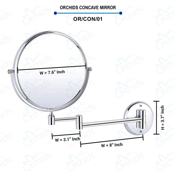 Orchids Concave Mirror