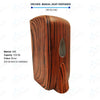 Orchids Soap/Sanitizer Dispenser 1000ml Brown ABS Body, wooden finish, Wall Mounted  OR/SD/08C