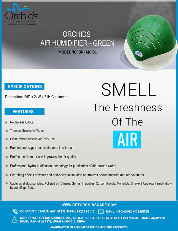 Air Refresher & Humidifier with solvent